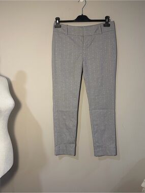 Calvin Klein Gray Pin-Dot Blazer with Silver Logo Plate